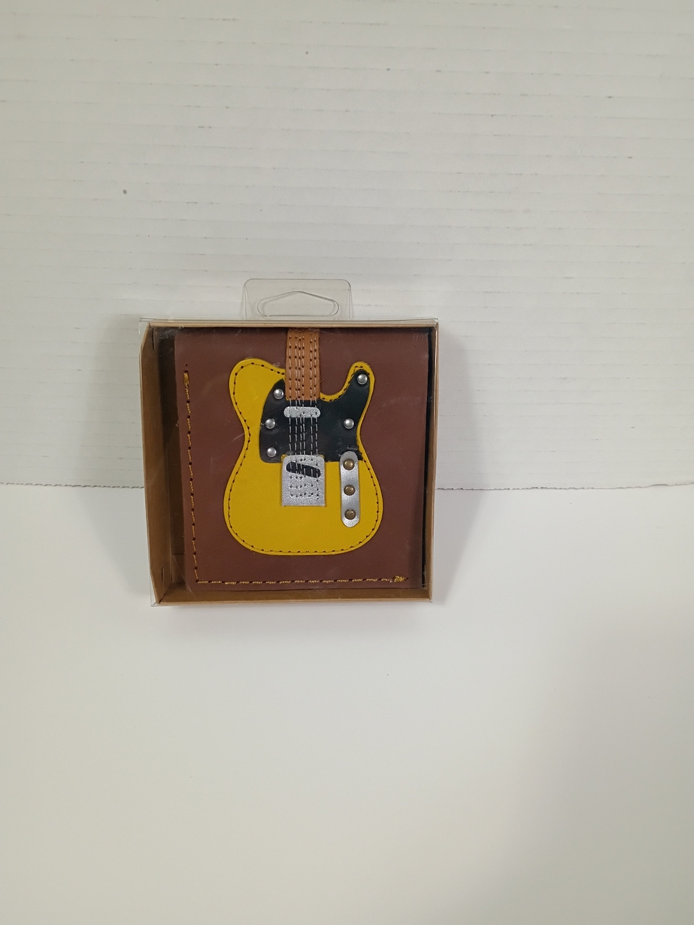 AXE HEAVEN Genuine Leather Classic Blonde Electric Guitar Wallet Gift, GW-002